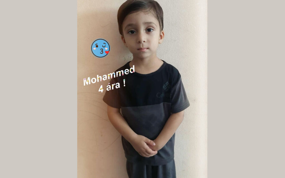 Mohammed er 4 ára!